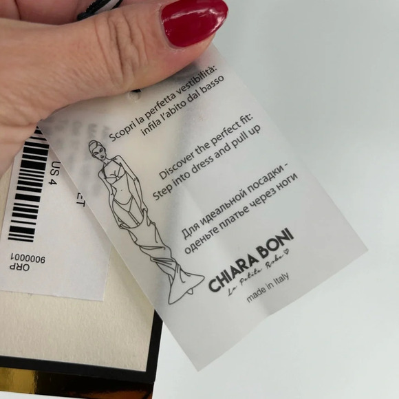 $795  Nwt LA PETITE ROBE DI CHIARA BONI MAYSA VELVET DRESS Black SZ 40/ US 4 - Picture 6 of 16